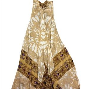 Nicole Miller strapless maxi dress